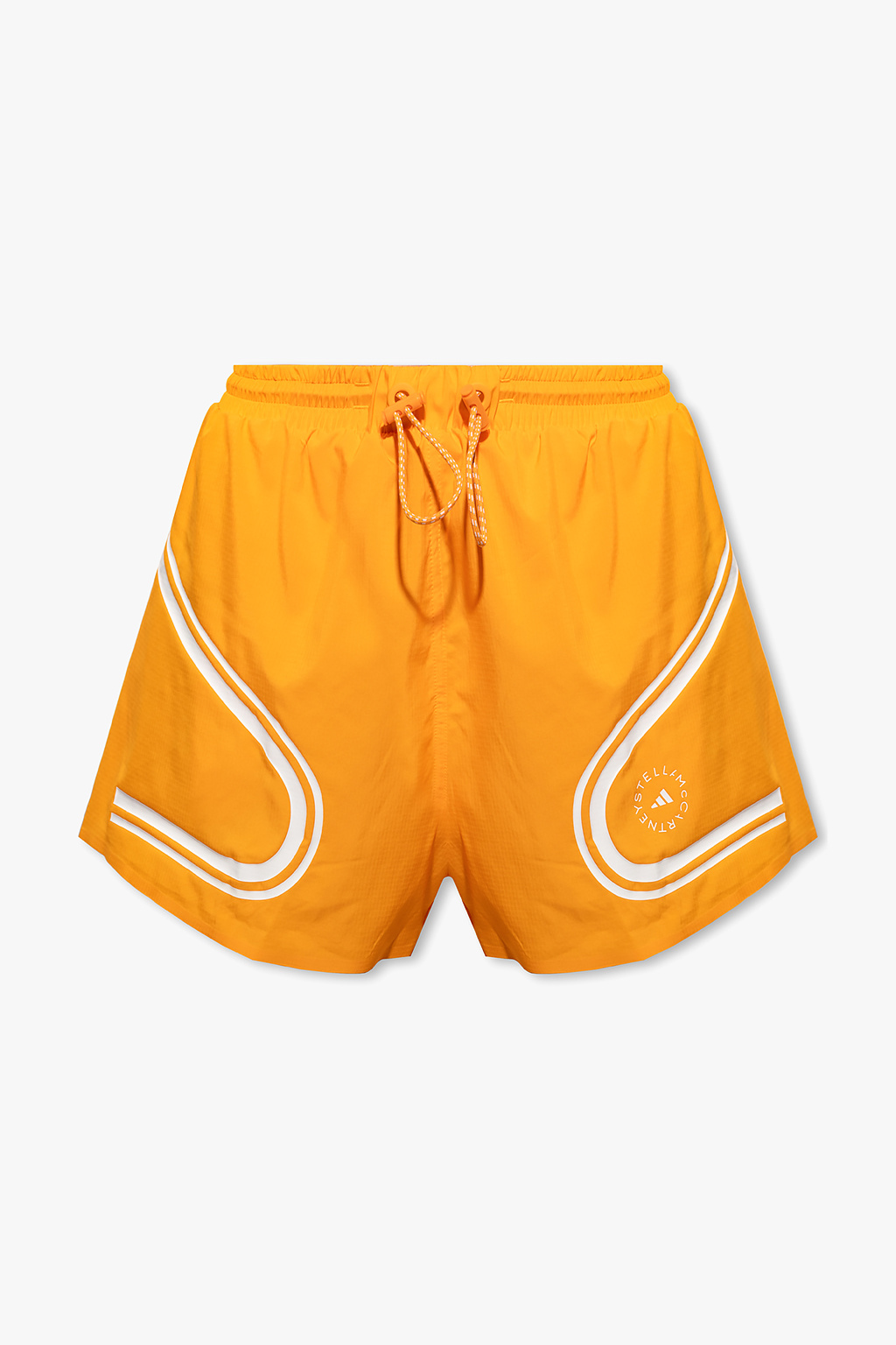 adidas b37650 women SchaferandweinerShops Sweden Orange Shorts with logo ADIDAS by Stella McCartney